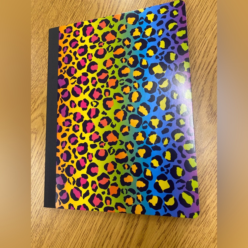 Lisa Frank *inspired* composition book